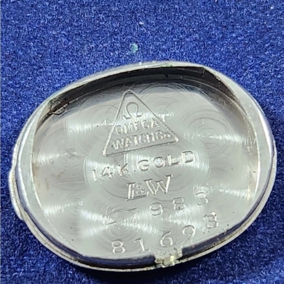 Rare Omega 483 Solid 14k White Gold Diamond Case 17J Manualwind Cocktail Watch. - Picture 16 of 17